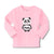 Baby Clothes Cute Panda Bear with Black Patches Around It's Eyes, Ears and Body - Cute Rascals