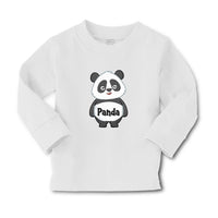 Baby Clothes Cute Panda Bear with Black Patches Around It's Eyes, Ears and Body - Cute Rascals