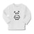 Baby Clothes Cute Panda Bear with Black Patches Around It's Eyes, Ears and Body - Cute Rascals