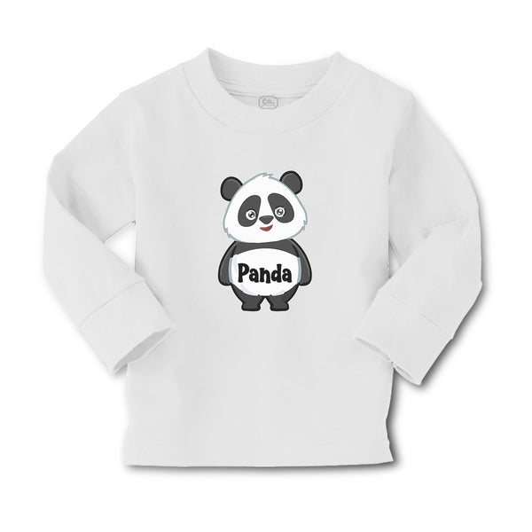 Baby Clothes Cute Panda Bear with Black Patches Around It's Eyes, Ears and Body - Cute Rascals