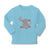 Baby Clothes Cute Baby Elephant Sitting and Playing with It's Trunk Cotton - Cute Rascals