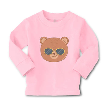 Baby Clothes Cute Bear Wearing Sunglass Toy Teddy Bear Face Boy & Girl Clothes