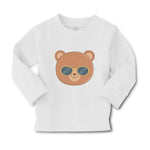 Baby Clothes Cute Bear Wearing Sunglass Toy Teddy Bear Face Boy & Girl Clothes - Cute Rascals