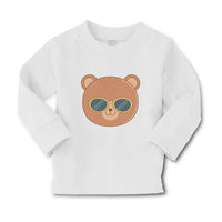 Baby Clothes Cute Bear Wearing Sunglass Toy Teddy Bear Face Boy & Girl Clothes - Cute Rascals