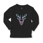 Baby Clothes Color Abstract Reindeer Head, Face and Horns Boy & Girl Clothes - Cute Rascals