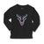 Baby Clothes Color Abstract Reindeer Head, Face and Horns Boy & Girl Clothes - Cute Rascals