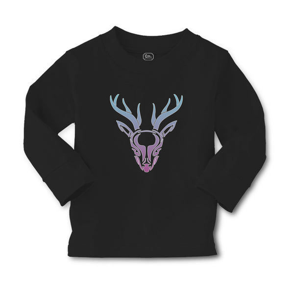Baby Clothes Color Abstract Reindeer Head, Face and Horns Boy & Girl Clothes - Cute Rascals