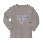 Baby Clothes Color Abstract Reindeer Head, Face and Horns Boy & Girl Clothes - Cute Rascals