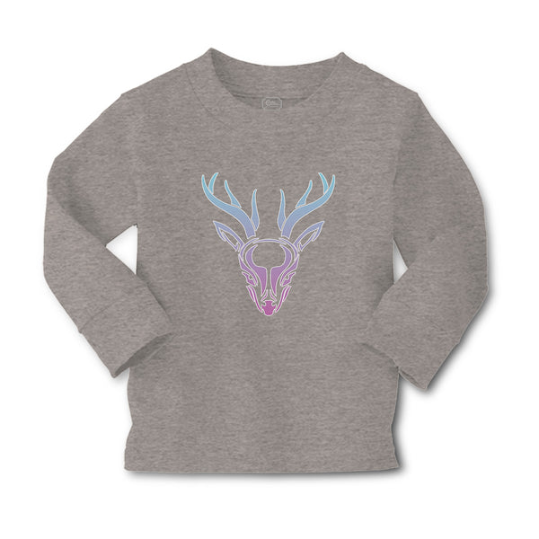 Baby Clothes Color Abstract Reindeer Head, Face and Horns Boy & Girl Clothes - Cute Rascals