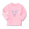 Baby Clothes Color Abstract Reindeer Head, Face and Horns Boy & Girl Clothes