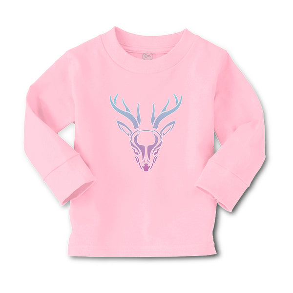 Baby Clothes Color Abstract Reindeer Head, Face and Horns Boy & Girl Clothes - Cute Rascals