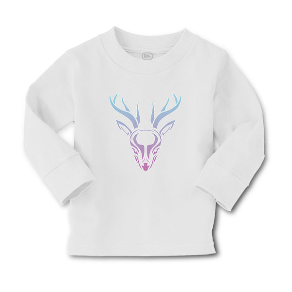 Baby Clothes Color Abstract Reindeer Head, Face and Horns Boy & Girl Clothes - Cute Rascals