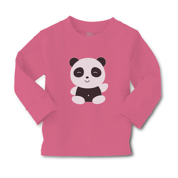Baby Clothes Cute Panda Bear 2 Black Patches It's Eyes, Ears Body Cotton