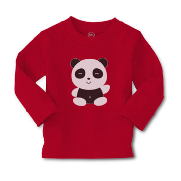 Baby Clothes Cute Panda Bear 2 Black Patches It's Eyes, Ears Body Cotton