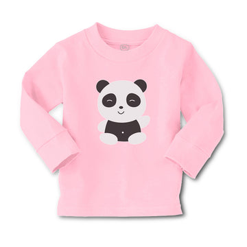 Baby Clothes Cute Panda Bear 2 Black Patches It's Eyes, Ears Body Cotton