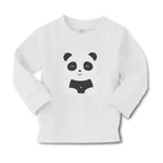 Baby Clothes Cute Panda Bear 2 Black Patches It's Eyes, Ears Body Cotton - Cute Rascals