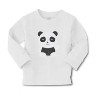 Baby Clothes Cute Panda Bear 2 Black Patches It's Eyes, Ears Body Cotton - Cute Rascals