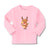 Baby Clothes Merry Christmas Cute Deer Wearing Scarf and Holding Star Cotton - Cute Rascals