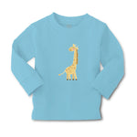 Baby Clothes Cute Giraffe Turning Side View with Closed Eyes Boy & Girl Clothes - Cute Rascals
