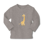Baby Clothes Cute Giraffe Turning Side View with Closed Eyes Boy & Girl Clothes - Cute Rascals