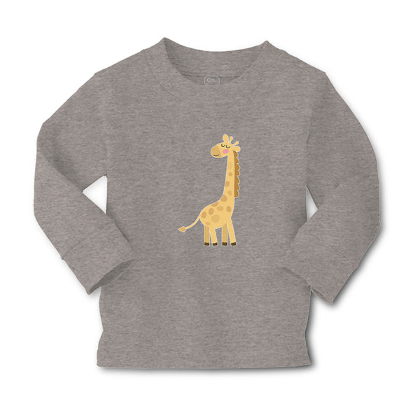 Baby Clothes Cute Giraffe Turning Side View with Closed Eyes Boy & Girl Clothes - Cute Rascals