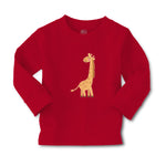 Baby Clothes Cute Giraffe Turning Side View with Closed Eyes Boy & Girl Clothes - Cute Rascals