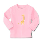 Baby Clothes Cute Giraffe Turning Side View with Closed Eyes Boy & Girl Clothes - Cute Rascals