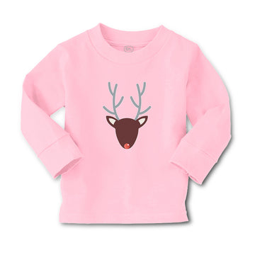 Baby Clothes Abstract Deer Head, Snout and Horns Boy & Girl Clothes Cotton
