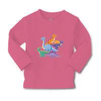 Baby Clothes Dinosaur Buddies Rex, Triceratops Stegosaurus Boy & Girl Clothes - Cute Rascals