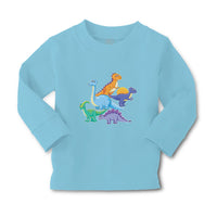 Baby Clothes Dinosaur Buddies Rex, Triceratops Stegosaurus Boy & Girl Clothes - Cute Rascals