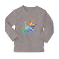 Baby Clothes Dinosaur Buddies Rex, Triceratops Stegosaurus Boy & Girl Clothes - Cute Rascals
