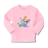 Baby Clothes Dinosaur Buddies Rex, Triceratops Stegosaurus Boy & Girl Clothes - Cute Rascals
