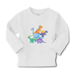Baby Clothes Dinosaur Buddies Rex, Triceratops Stegosaurus Boy & Girl Clothes - Cute Rascals