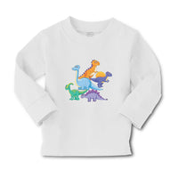 Baby Clothes Dinosaur Buddies Rex, Triceratops Stegosaurus Boy & Girl Clothes - Cute Rascals