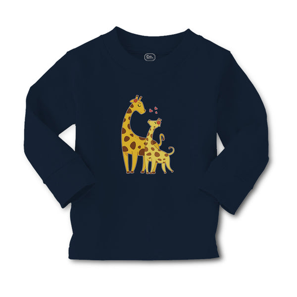 Baby Clothes Giraffe's Love for Her Baby with Flowers on Their Ears Cotton - Cute Rascals
