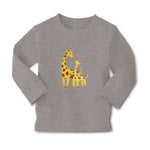 Baby Clothes Giraffe's Love for Her Baby with Flowers on Their Ears Cotton - Cute Rascals