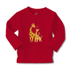 Baby Clothes Giraffe's Love for Her Baby with Flowers on Their Ears Cotton - Cute Rascals