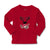 Baby Clothes Abstract Flowers Silhouette Deer Head with Horns Boy & Girl Clothes - Cute Rascals
