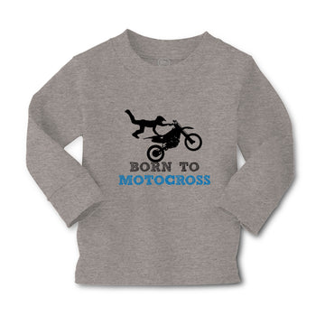 Baby Clothes Born to Motocross Sport Sports Motocross Boy & Girl Clothes Cotton