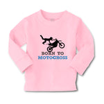 Baby Clothes Born to Motocross Sport Sports Motocross Boy & Girl Clothes Cotton - Cute Rascals