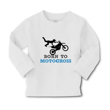 Baby Clothes Born to Motocross Sport Sports Motocross Boy & Girl Clothes Cotton