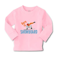 Baby Clothes Born to Snowboard Sport Boy & Girl Clothes Cotton - Cute Rascals