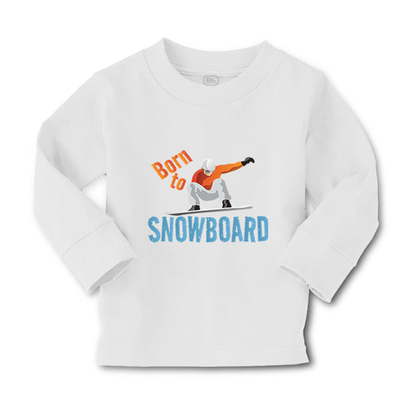 Baby Clothes Born to Snowboard Sport Boy & Girl Clothes Cotton - Cute Rascals