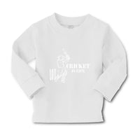 Baby Clothes Cricket Is Life Sport Boy & Girl Clothes Cotton - Cute Rascals