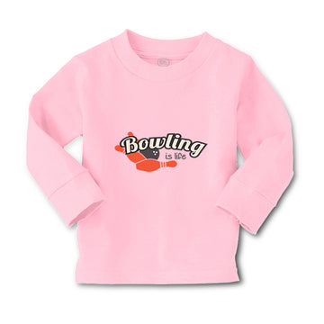 Baby Clothes Bowling Is Life Sport Pins Bowling Boy & Girl Clothes Cotton