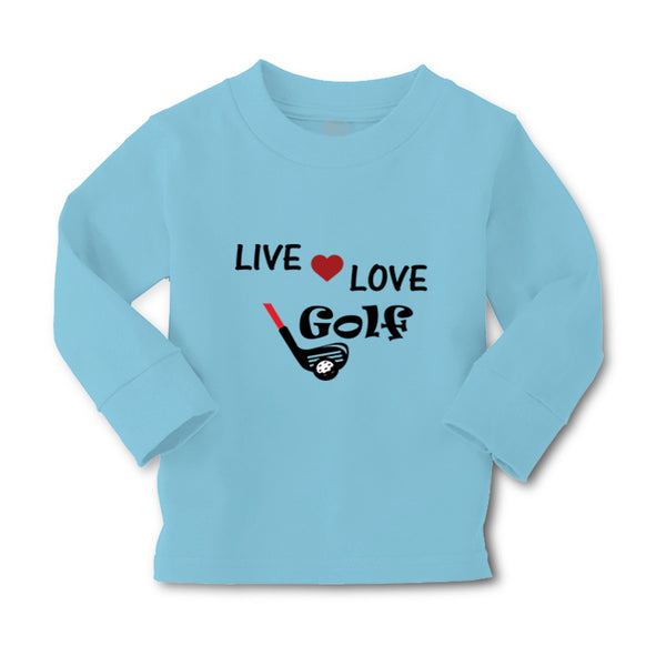 Baby Clothes Live Love Golf Sport Golf Golfing Boy & Girl Clothes Cotton - Cute Rascals