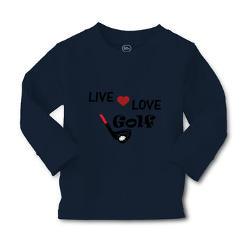 Baby Clothes Live Love Golf Sport Golf Golfing Boy & Girl Clothes Cotton