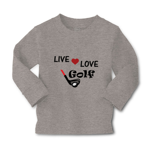 Baby Clothes Live Love Golf Sport Golf Golfing Boy & Girl Clothes Cotton - Cute Rascals