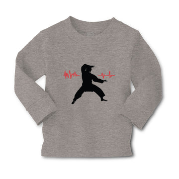 Baby Clothes My Heart Beats for Karate Sport Karate Mma Boy & Girl Clothes