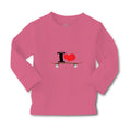 Baby Clothes I Love Skateboard Skater Sport Boy & Girl Clothes Cotton